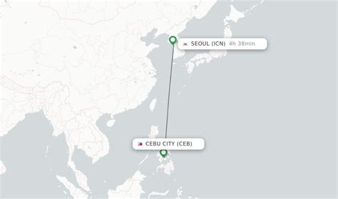Find cheap flights from Cebu City to Seoul Incheon .